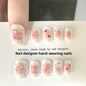 Glitter Nail Art Patches with Butterfly Design