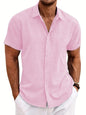 Mens 3D Printed Lapel Shirt