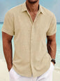 Mens 3D Printed Lapel Shirt