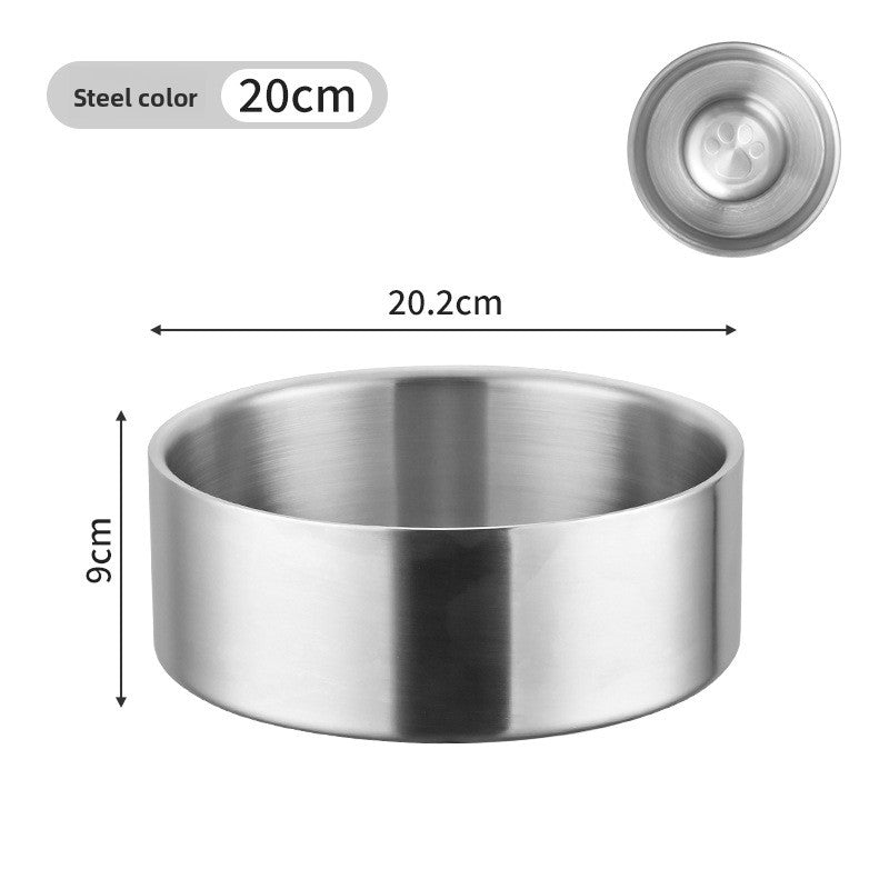 Double Layer Slow Feeder Pet Bowl with Non-Slip Base