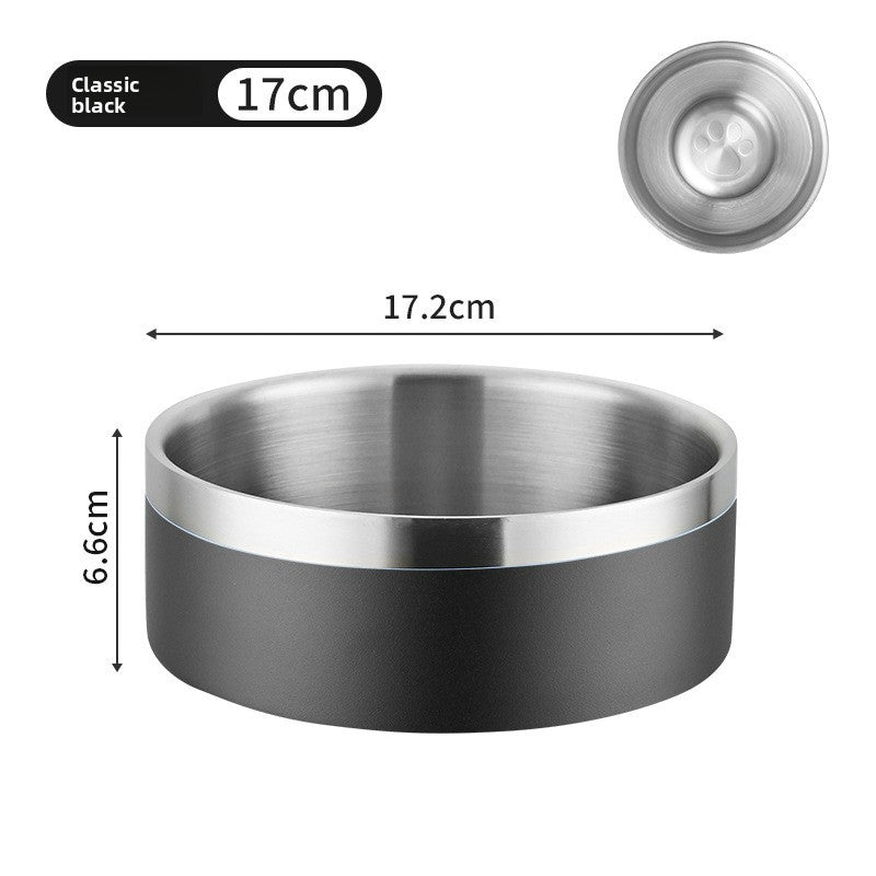 Double Layer Slow Feeder Pet Bowl with Non-Slip Base