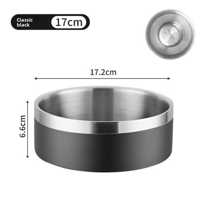 Double Layer Slow Feeder Pet Bowl with Non-Slip Base