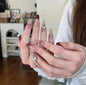 Glitter Nail Art Patches with Butterfly Design
