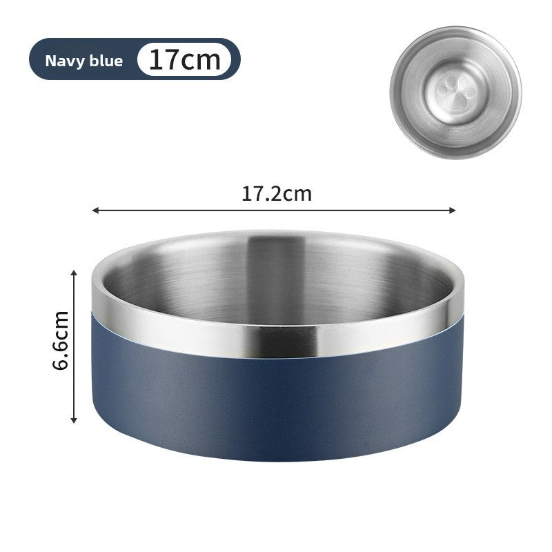 Double Layer Slow Feeder Pet Bowl with Non-Slip Base