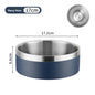 Double Layer Slow Feeder Pet Bowl with Non-Slip Base