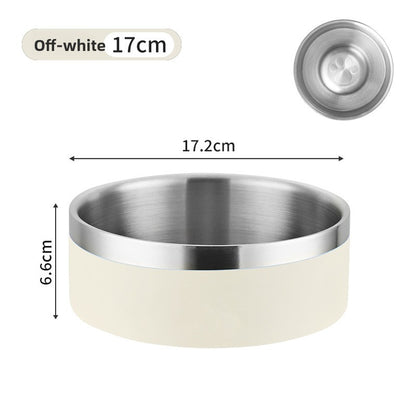 Double Layer Slow Feeder Pet Bowl with Non-Slip Base