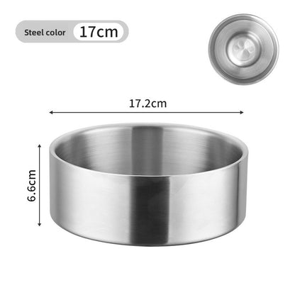 Double Layer Slow Feeder Pet Bowl with Non-Slip Base