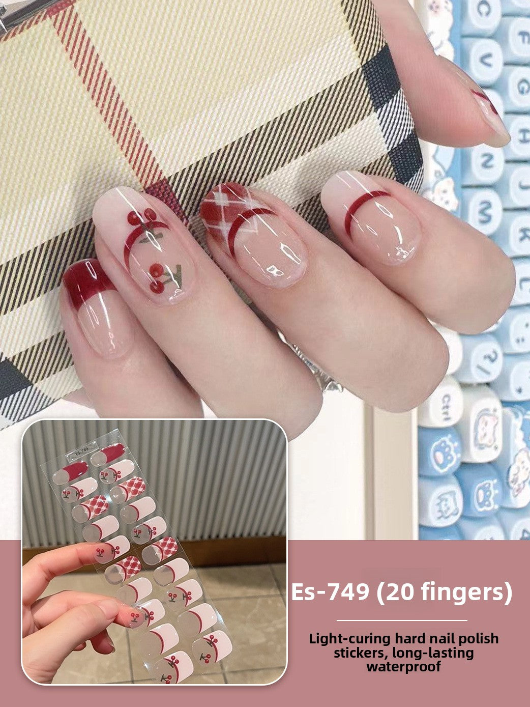 Stickers refer to nail stickers