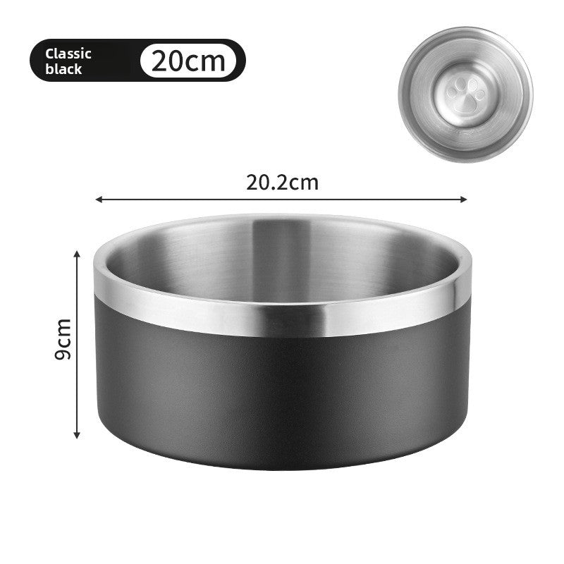 Double Layer Slow Feeder Pet Bowl with Non-Slip Base