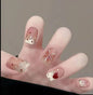 Glitter Nail Art Patches with Butterfly Design