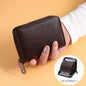 Multi Slot Card Holder with Zipper Closure