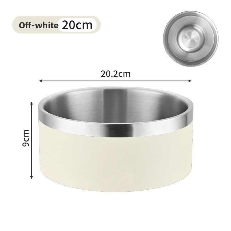 Double Layer Slow Feeder Pet Bowl with Non-Slip Base
