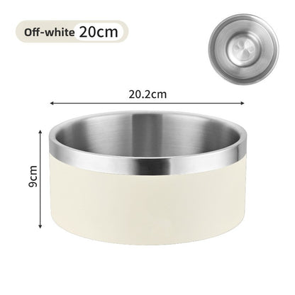 Double Layer Slow Feeder Pet Bowl with Non-Slip Base