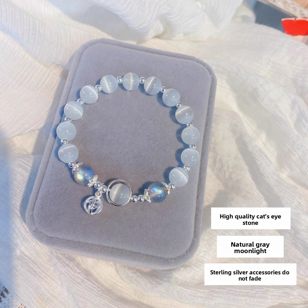 Butterfly Imitation Gemstone Beaded Bracelet
