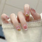 Glitter Nail Art Patches with Butterfly Design