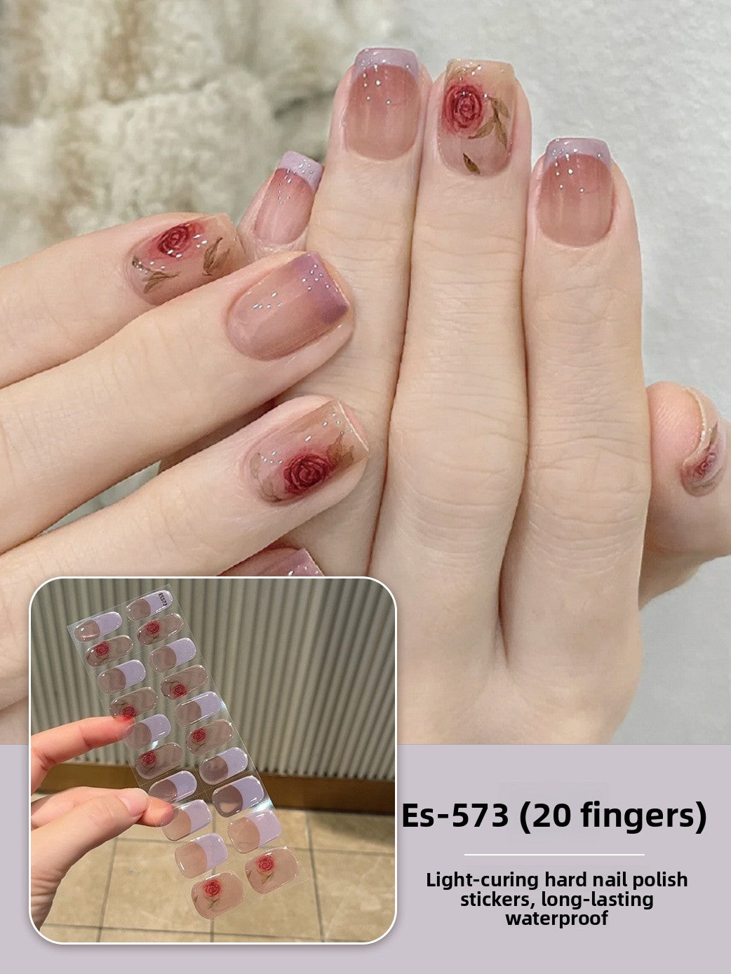 Stickers refer to nail stickers
