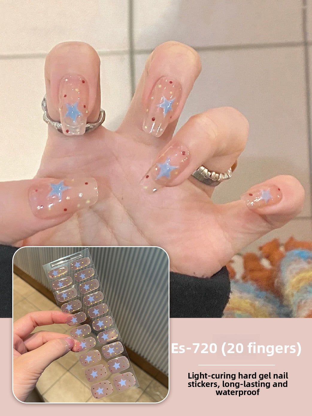 Stickers refer to nail stickers