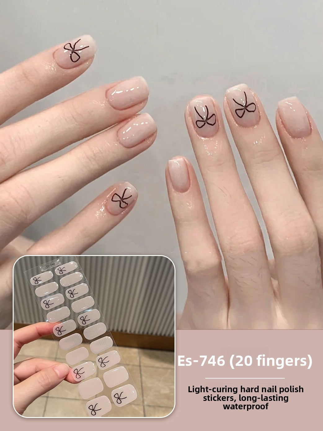 Stickers refer to nail stickers