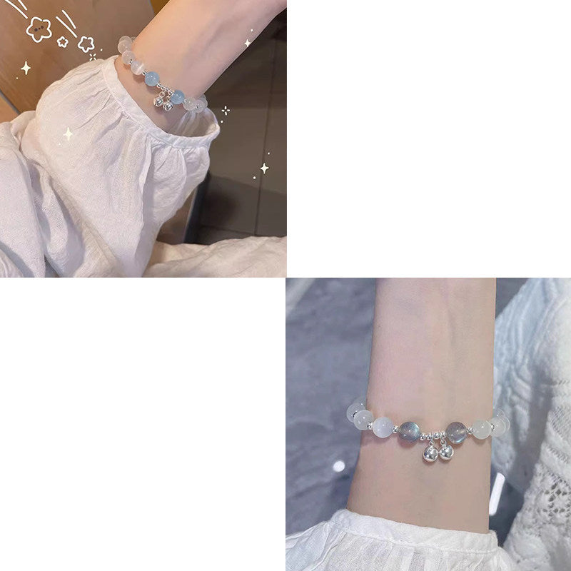 Butterfly Imitation Gemstone Beaded Bracelet